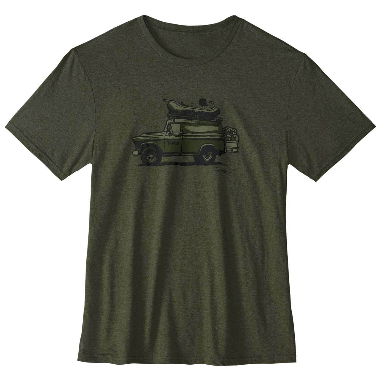 NRS Rigged Out T-Shirt - Heathered Olive, L